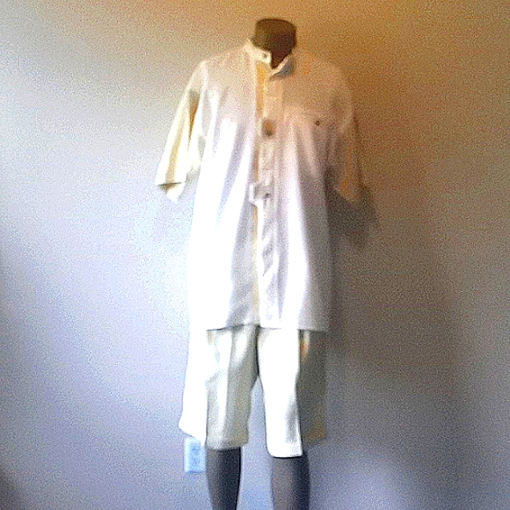 Stylish & Classy 2pc Taupe Men's short set by TRUST